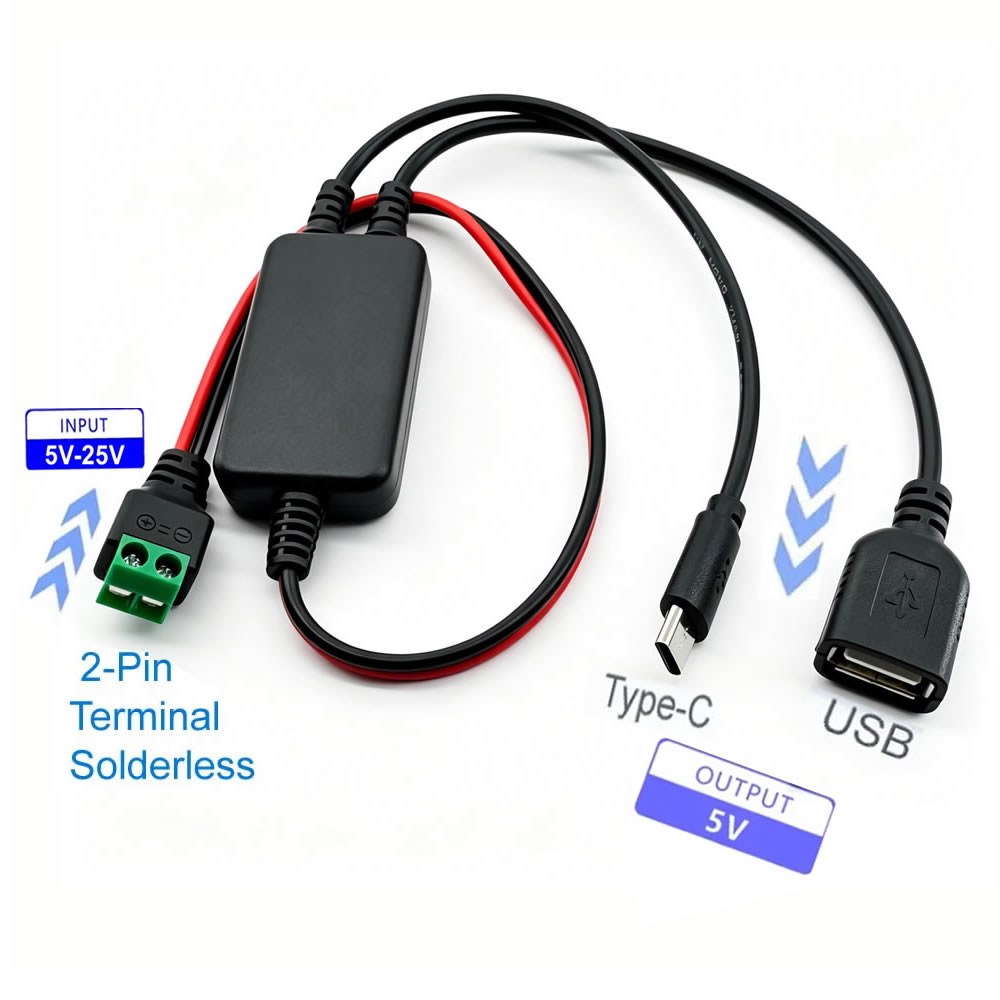 محول من 12 فولت/24 فولت إلى 5  - مراجعة Modular Power Supply وسعره