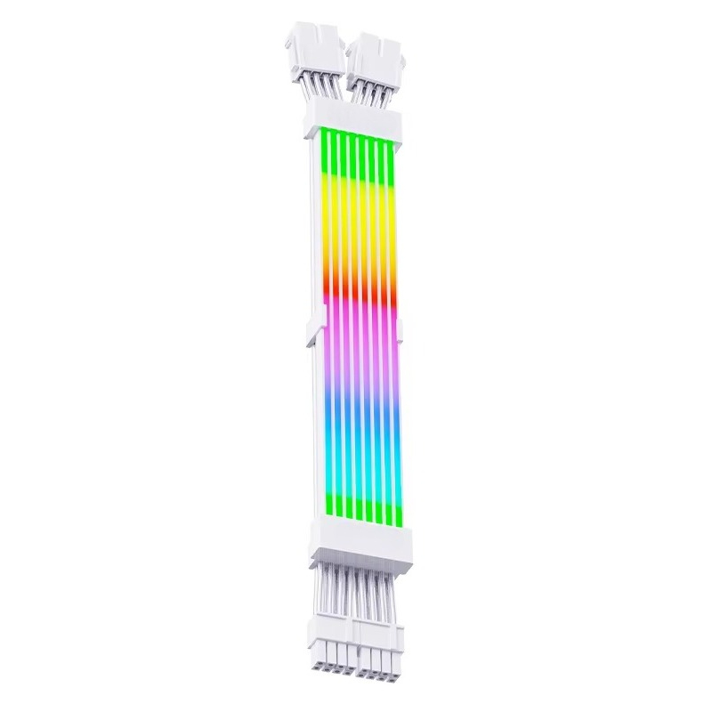 كابل تمديد ARGB 28Pin LED مرن  - مراجعة Psu Computer وسعره