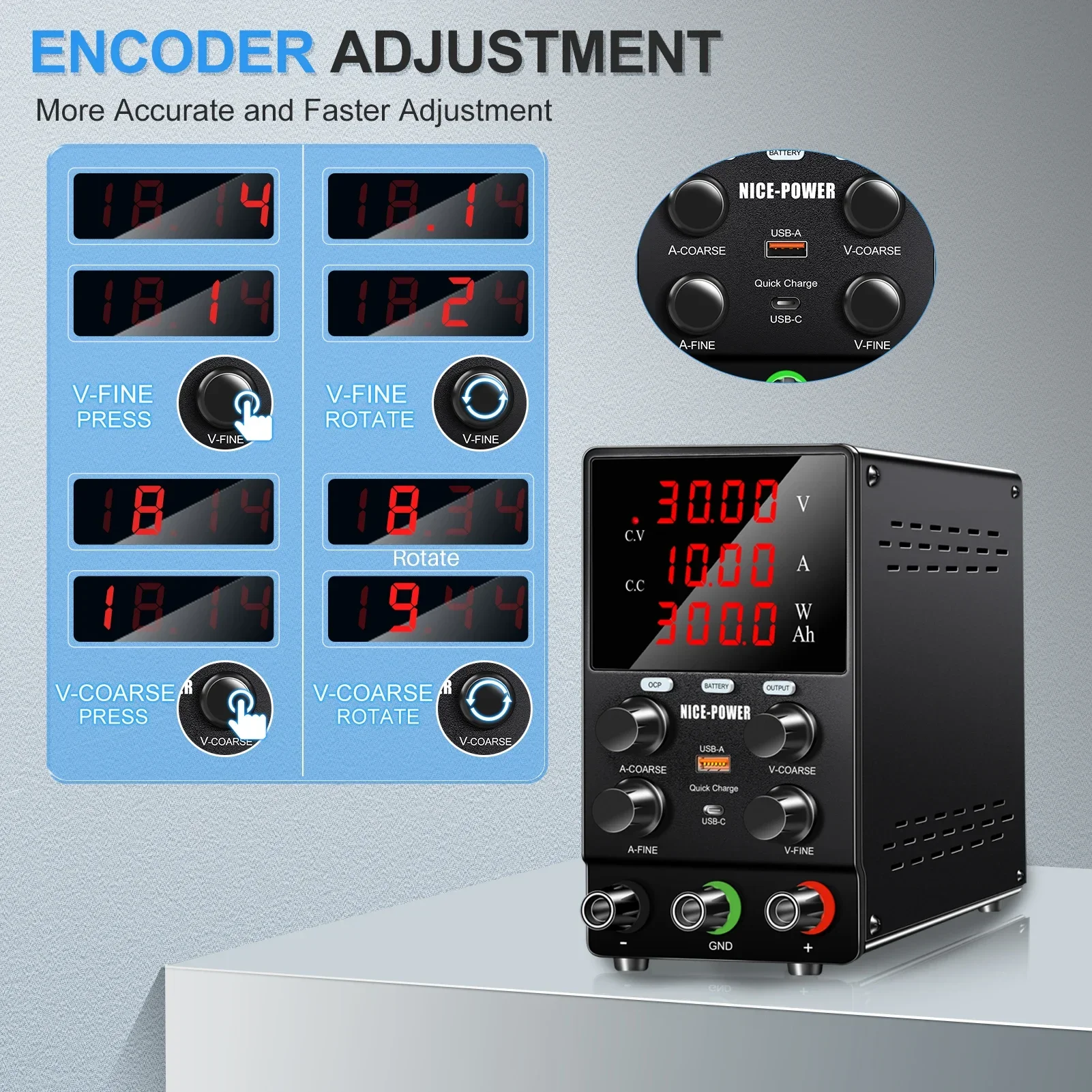 مزود طاقة تبديلي 30 فولت 10 أم - مراجعة Smps Power Supply وسعره