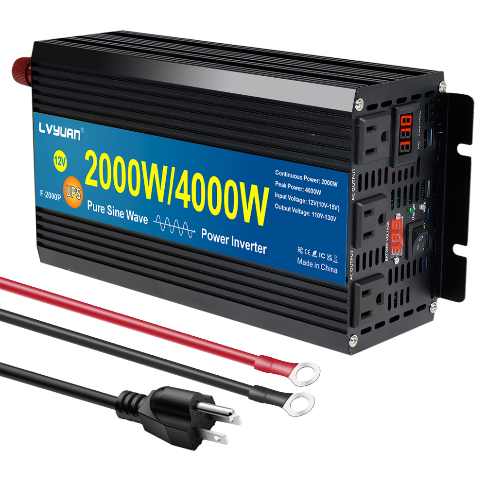 محول طاقة LVYUAN بقدرة 1500 وا - مراجعة Power Supply 12V وسعره