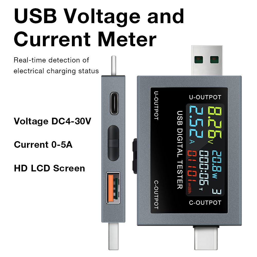 جهاز اختبار شحن USB من النوع C - مراجعة Power Supply Tester وسعره