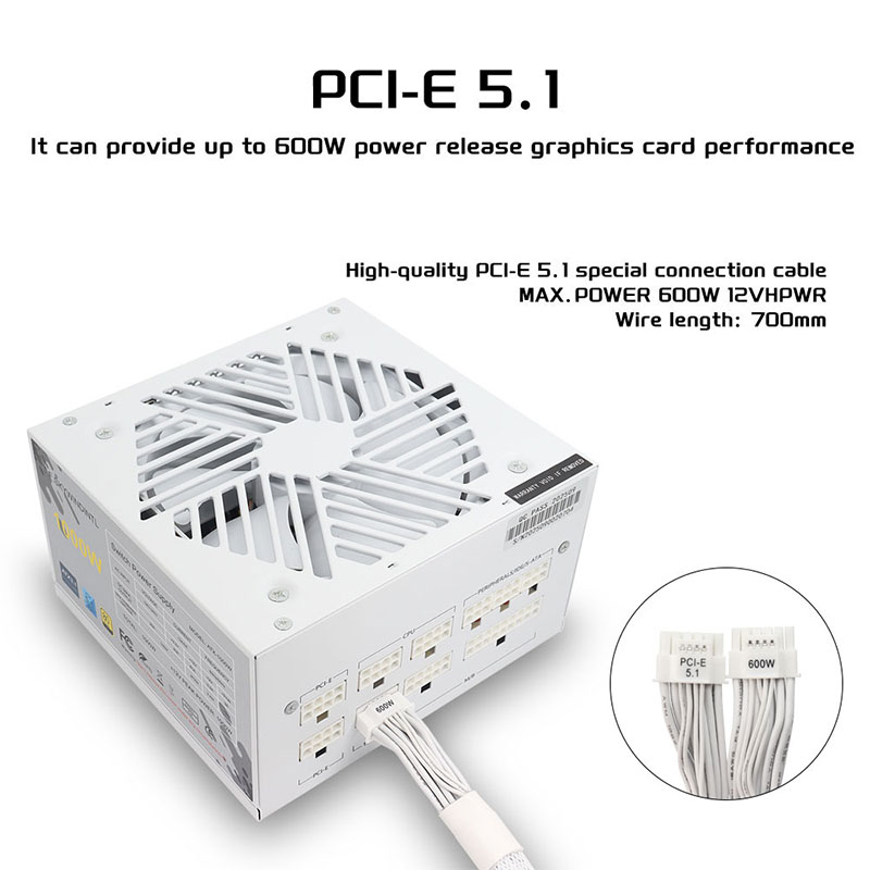 أبيض 750 واط 850 واط 1000 واط  - مراجعة Power Supply 750W وسعره