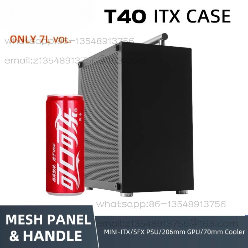 هيكل كمبيوتر ألعاب صغير T40 Mi - مراجعة Psu Computer وسعره