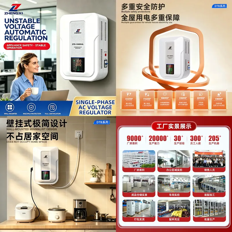 منظم الجهد الإلكتروني Zhengxi  - مراجعة Ac Power Supply وسعره