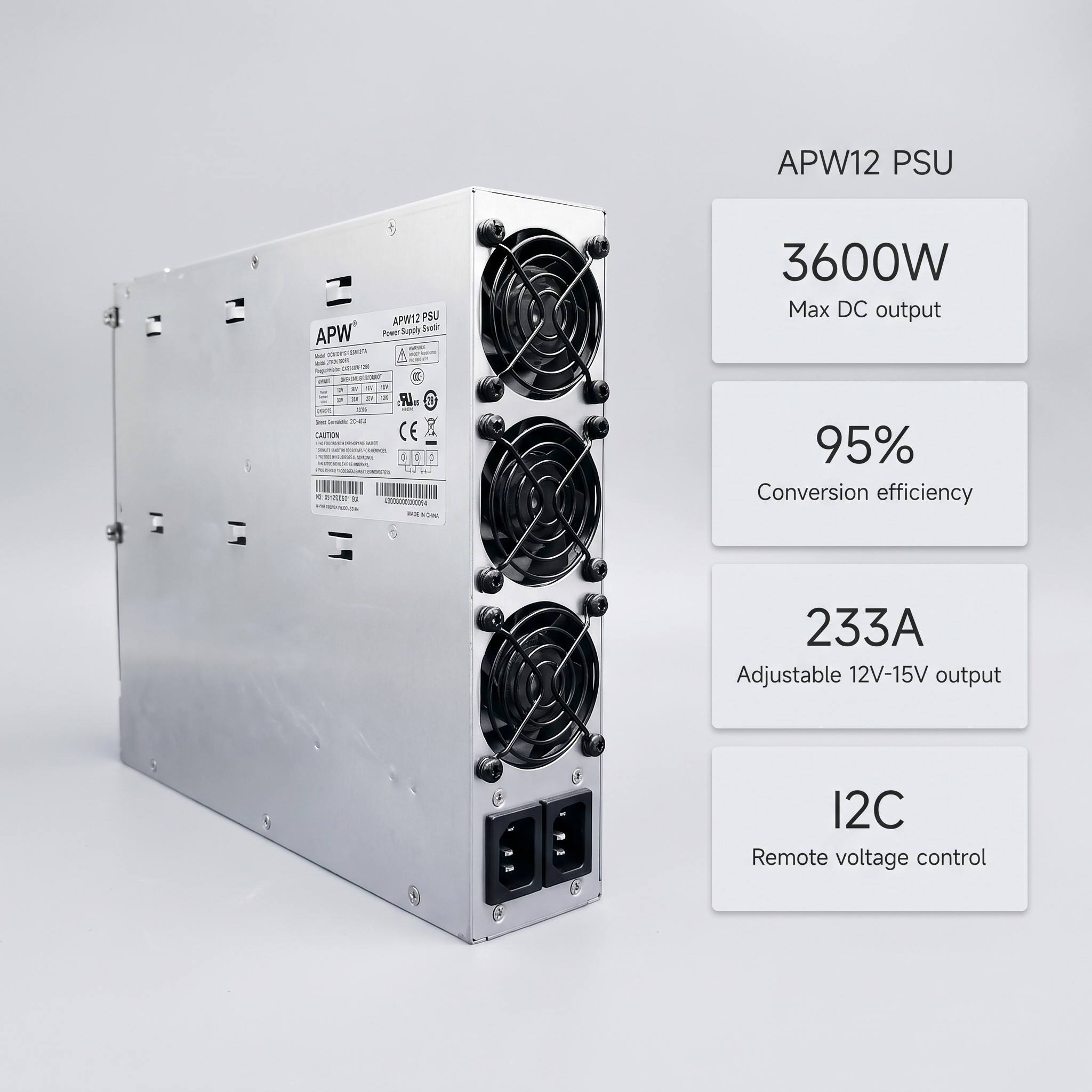 S19K Pro L7 S19J Pro XP 141T A - مراجعة Power Supply 12V وسعره